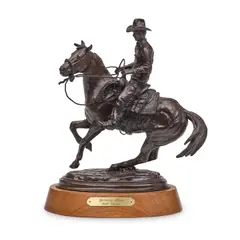 Spinning Horse by Keith Christie, bronze with brown patina, sold Apr 2024