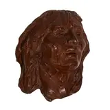 Glenna Goodacre, The Child and Catlin (a group of two), first bronze with brown and gold patinas, second bronze with brown patina