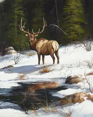 Trevor V. Swanson, Secluded Pond, oil on canvas