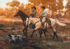 Howard Rogers, Good Company, oil on canvas