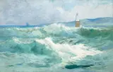 Percy Gray, Mile Rocks Lighthouse (San Francisco Bay), oil on canvas