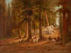 Thomas Hill, John Muir Trail, oil on canvas