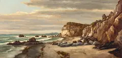 Henry Ford, Butterfly Beach, oil on canvas