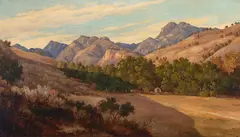Henry Ford, Tecolote Canyon (Santa Barbara), oil on canvas