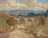 Franz Bischoff, Arroyo Seco, circa 1912, oil on board