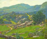 William Wendt, Laguna Hills, oil on canvas