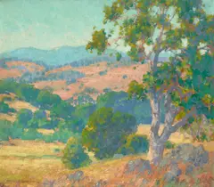 Maurice Braun, Mesa Grande (San Diego), oil on board