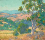 Maurice Braun, Mesa Grande (San Diego), oil on board