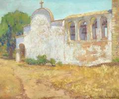 Alson S. Clark, Mission Bells, oil on board
