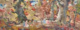 John Edward Costigan, Woodland, oil on Masonite