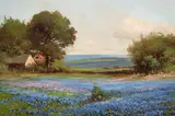 Robert Wood, Spring in Texas (near Boerne), oil on canvas