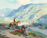 Marjorie Jane Reed, Cowboy with his Packhorse