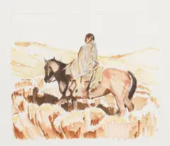 Mark Maggiori, Man of the Valley, pigma brush and pencil on Japanese paper