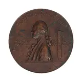 Augustus Saint-Gaudens, George Washington Inauguration Centennial Medal, bronze with brown patina