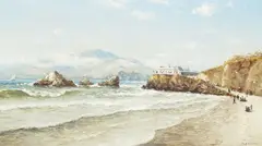 William A. Coulter, Cliff House, oil on canvas