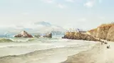 William A. Coulter, Cliff House, oil on canvas