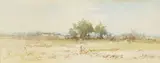 Elmer Wachtel, Sunny Slope Ranch (San Gabriel Valley), watercolor on paper