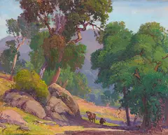 Fred Grayson Sayre, Pastoral II, oil on canvas