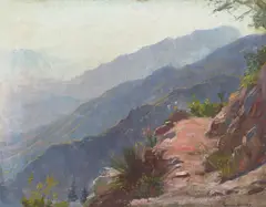 Gordon Coutts, Path in the Hills, oil on canvas