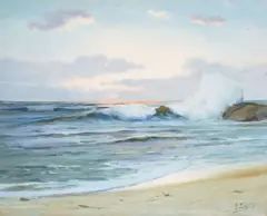 Angel Espoy, Twilight, oil on canvas