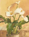 Charles A. Fries, Calla Lilies, oil on canvas