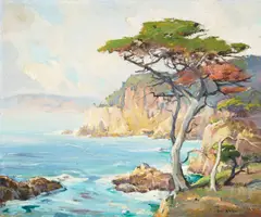 Orrin A. White, Monterey Landscape, oil on canvas