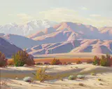 Paul Grimm, Mount San Gorgonio, oil on canvasboard