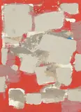 Carl Holty, Gray Volume, acrylic on board