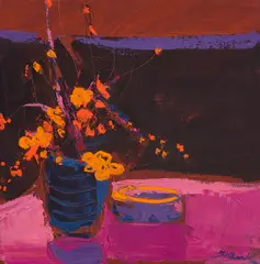 Henrietta Berk, Tonal Arrangement, oil on canvas