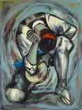 Bernice Lee, Tambourine Dance, oil on canvas