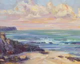 Neill Slaughter, Palos Verdes Beach I, oil on canvas