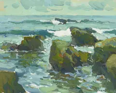 Glenn Dean, Rocks and Sea (a group of two)