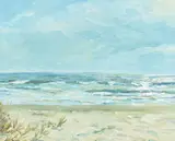 Robert Caples, Galveston, Texas, oil on canvas