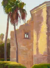 Jean LeGassick, Palm Springs, oil on canvas laid to board