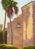 Jean LeGassick, Palm Springs, oil on canvas laid to board