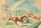 John Steuart Curry, Auteuil Track
