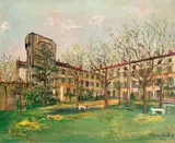 Maurice Utrillo, Le Chateau de l'Arbresle (Rhône), 1928, oil on canvas