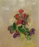 Odilon Redon, Fleurs sans vase