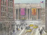 Guy A. Wiggins, Mid-winter at the Metropolitan Museum, 2014, oil on canvas