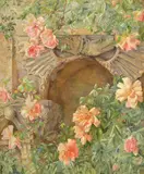 Henry Roderick Newman, Italian Grotto, circa 1886, watercolor on paper