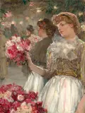 Childe Hassam, The Peony Girl