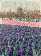 Hyacinths in Holland by George Hitchcock, circa 1895, oil on canvas, sold Nov 2023