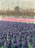 George Hitchcock, Hyacinths in Holland, circa 1895, oil on canvas