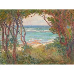 Horatio Nelson Poole, Hawaiian Beach, oil on canvas laid to board