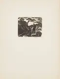 Isami Doi, The Wayward Muse Portfolio, from The Book of Verse by the Smoking Lamp, I Turn to Watch the Phantom Shadows, 1952
