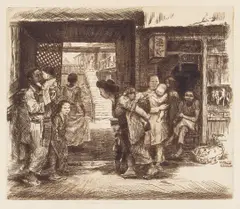 Horatio Nelson Poole, The Melting Pot, n.d., Etching on wove paper