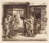 Horatio Nelson Poole, The Melting Pot, n.d., Etching on wove paper