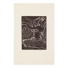 Cornelia MacIntyre Foley, Bamboo Hula; Hawaiian Dancer, c. 1930 (10); c. 1937, A group of eleven woodcuts on Japan paper, each signed in pencil
