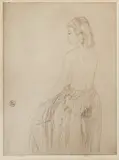 John Melville Kelly, Hula Skirt (Grass Skirt), c. 1928, Etching on wove paper