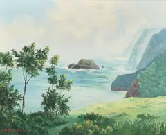 Helen Moses Cassidy, Big Island, oil on canvas